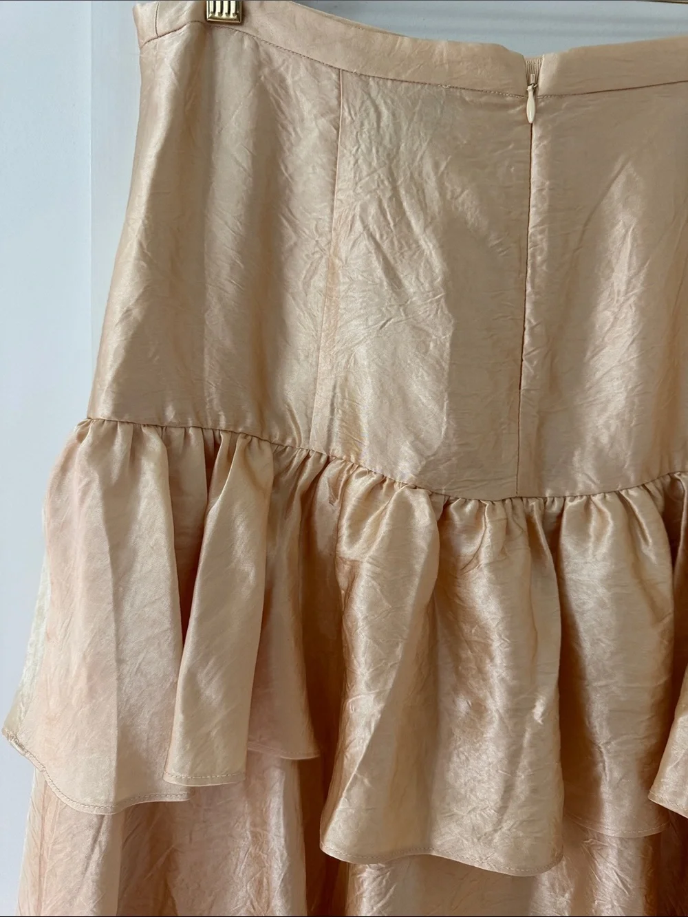 NWT J Crew Collection ruffle-tier midi skirt Size 4